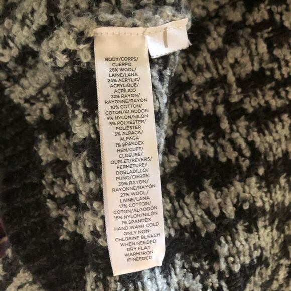 LOFT Gray Open Front Cardigan Sweater XS - Picture 5 of 5